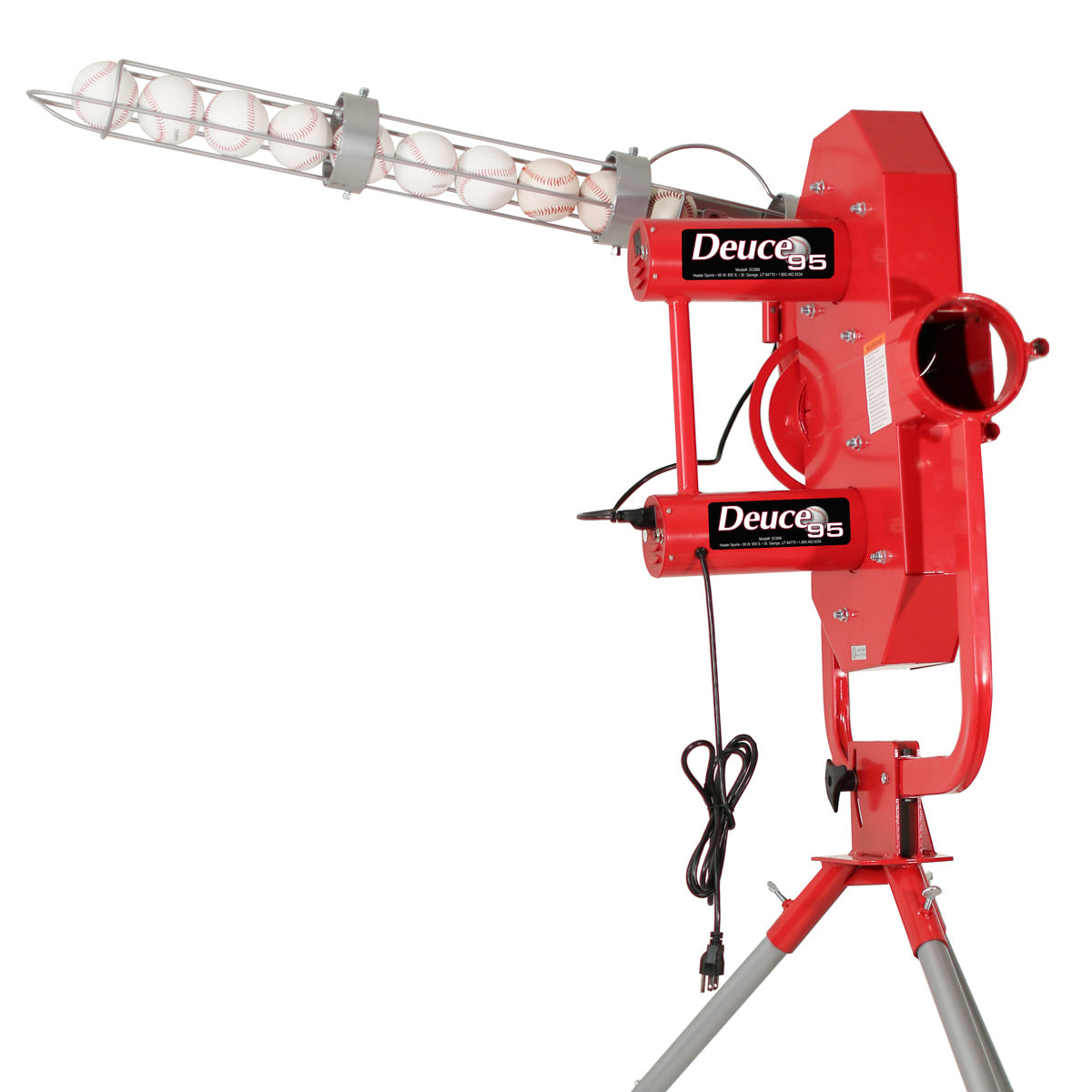 Deuce 95 Heavy Duty Dual Wheel Baseball Pitching Machine
